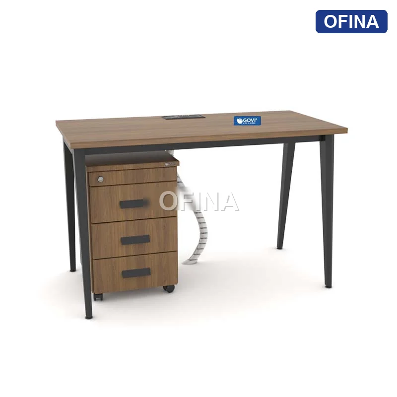 Bàn làm việc Gaia GA01 khung đen thumbnail 4