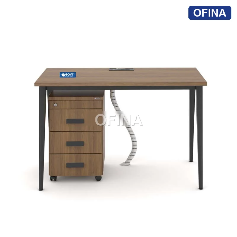 Bàn làm việc Gaia GA01 khung đen thumbnail 5