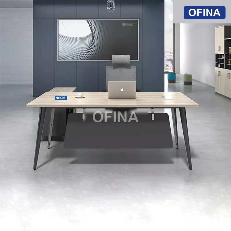 Bàn giám đốc chân đa giác Gaia 1m6 GA16-D thumbnail 2