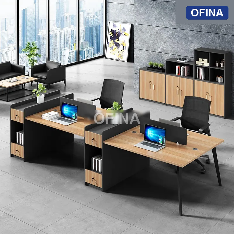 Cụm bàn làm việc 4 người Gaia GC01-3012 thumbnail 2