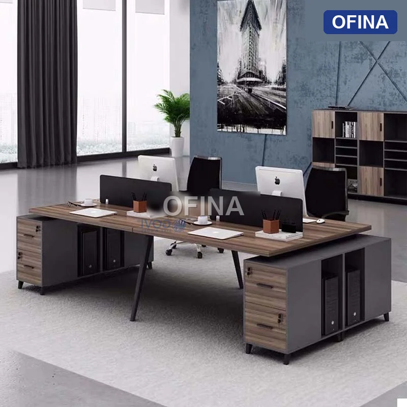 Cụm bàn làm việc 4 người Gaia GC06-2412