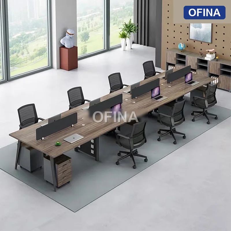 Cụm bàn làm việc 8 người Gaia  GC08-4812