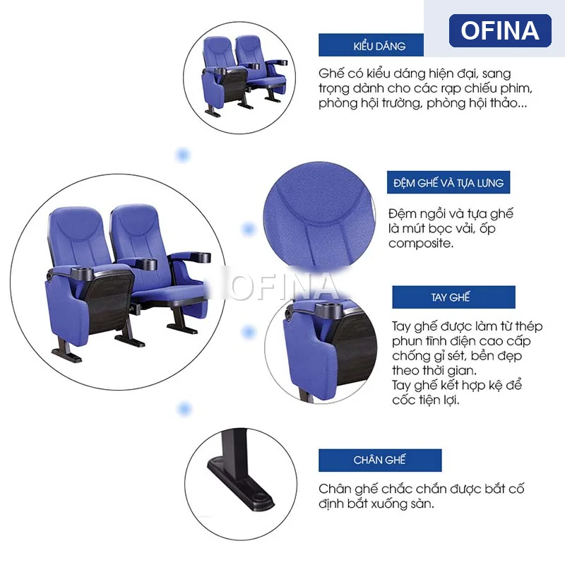 Ghế rạp chiếu phim GV-603 thumbnail 2