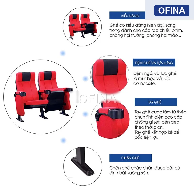 Ghế rạp chiếu phim GV-604 thumbnail 2