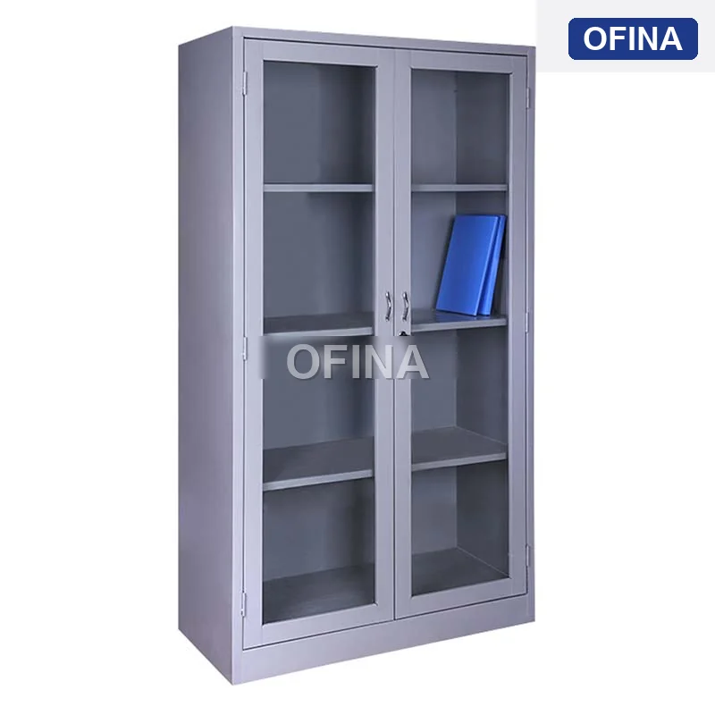 Tủ hồ sơ sắt 2 cánh kính HS01 thumbnail 2
