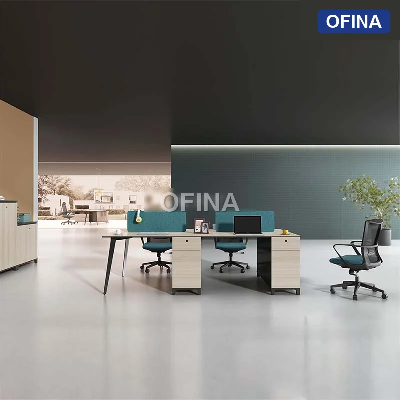 Cụm bàn làm việc nhập khẩu 2 người Kemi K-WE1212G thumbnail 2