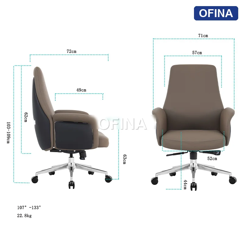 Ghế da Karon KR139B thumbnail 5