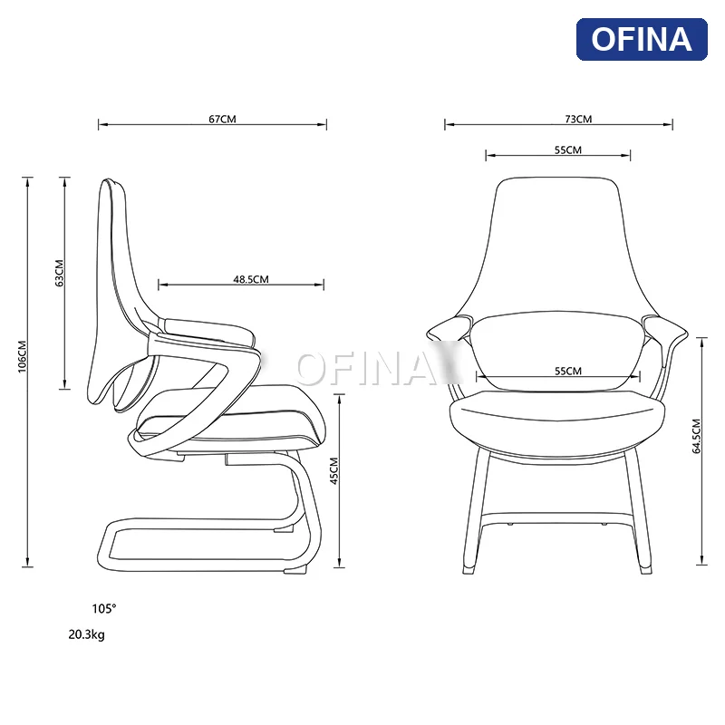 Ghế da Karon KR196C thumbnail 4