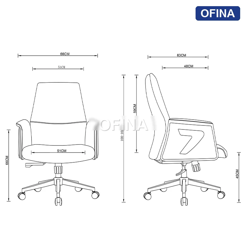 Ghế da Karon KR86B thumbnail 5
