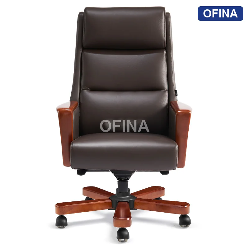 Ghế lãnh đạo da bò Leon LE-2002A-BN2