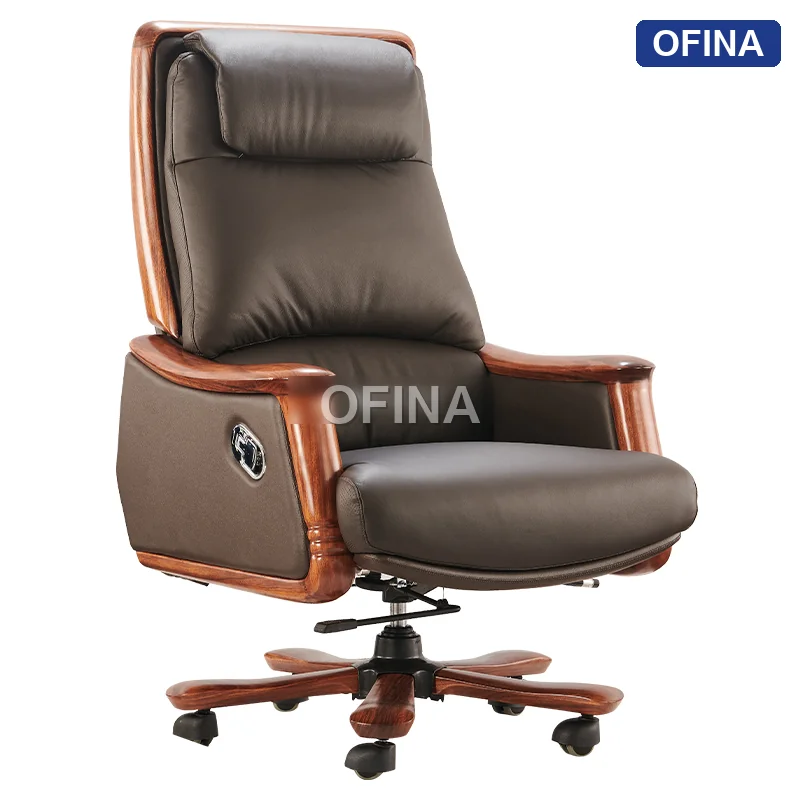 Ghế lãnh đạo da bò Leon LE-332A