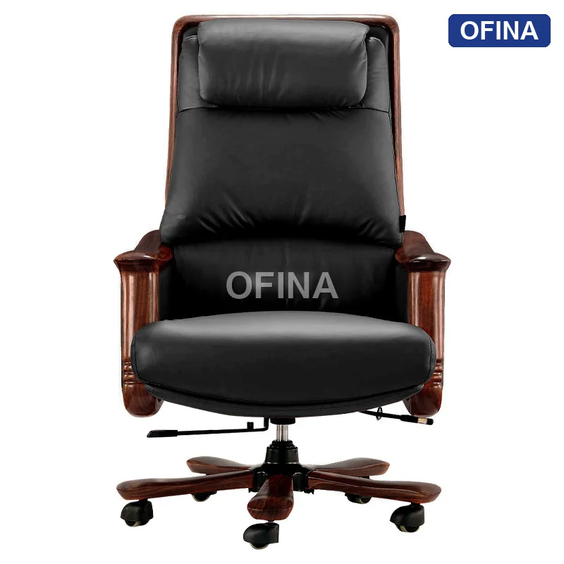 Ghế lãnh đạo da bò Leon LE-332A thumbnail 2