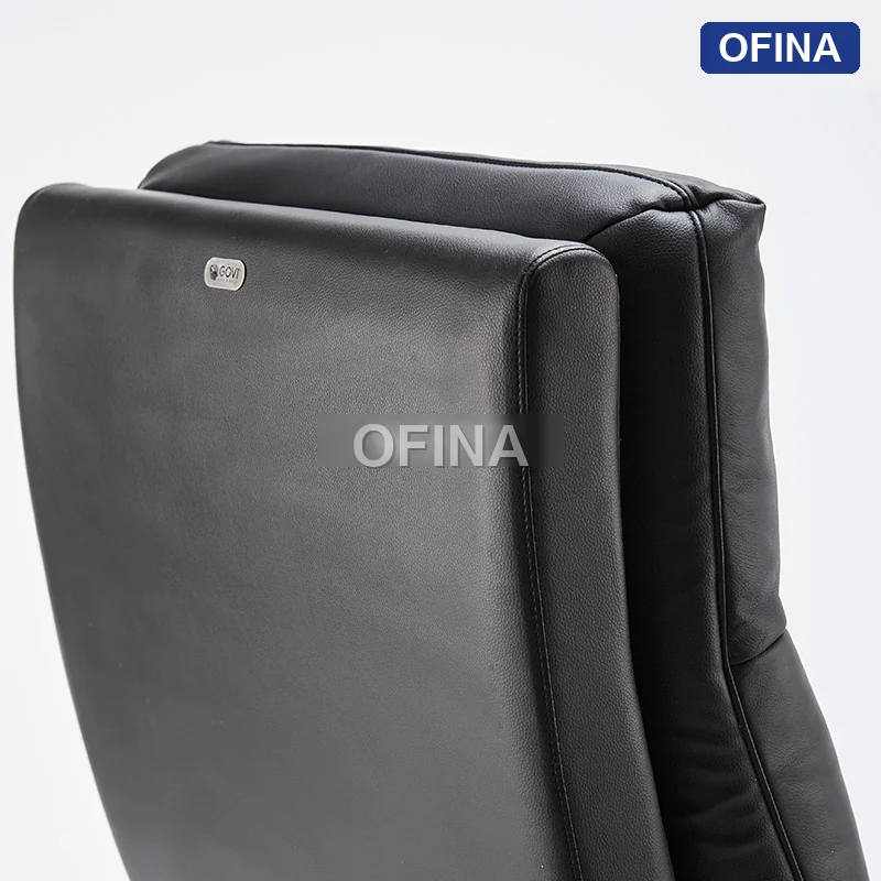 Ghế lãnh đạo da bò Leon LE-533A-BL thumbnail 6