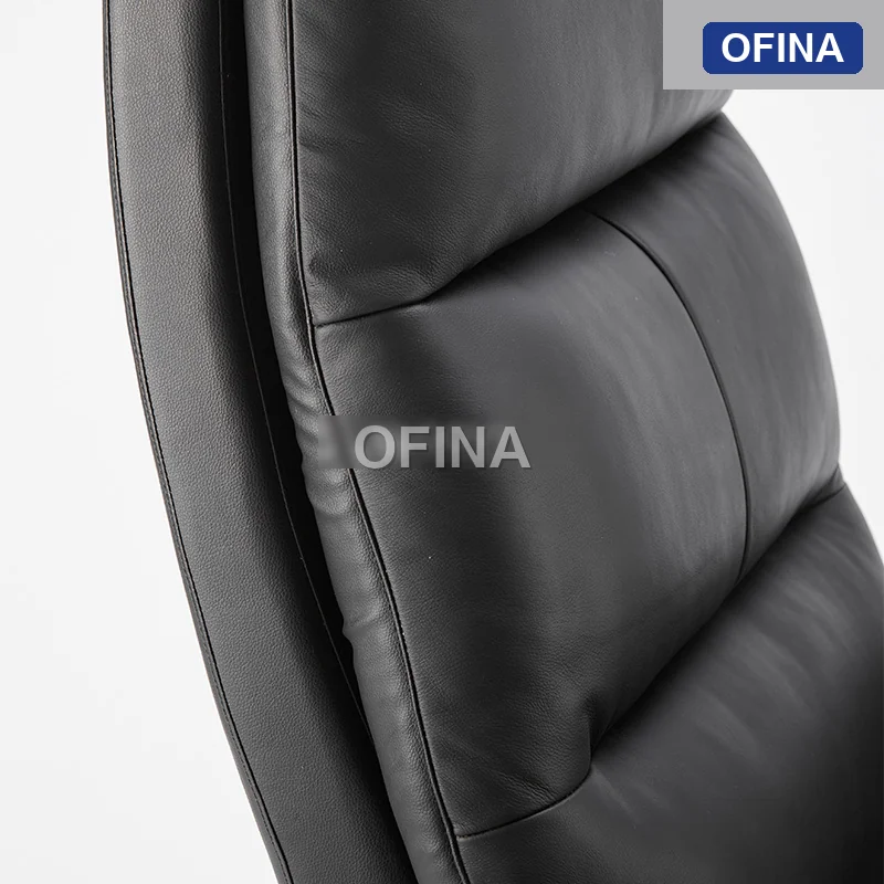 Ghế lãnh đạo da bò Leon LE-533A-BL thumbnail 7
