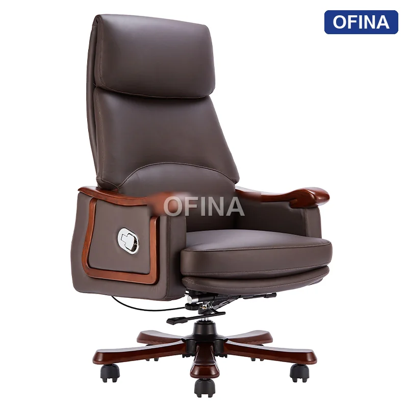 Ghế lãnh đạo da bò Leon LE-610A-BN