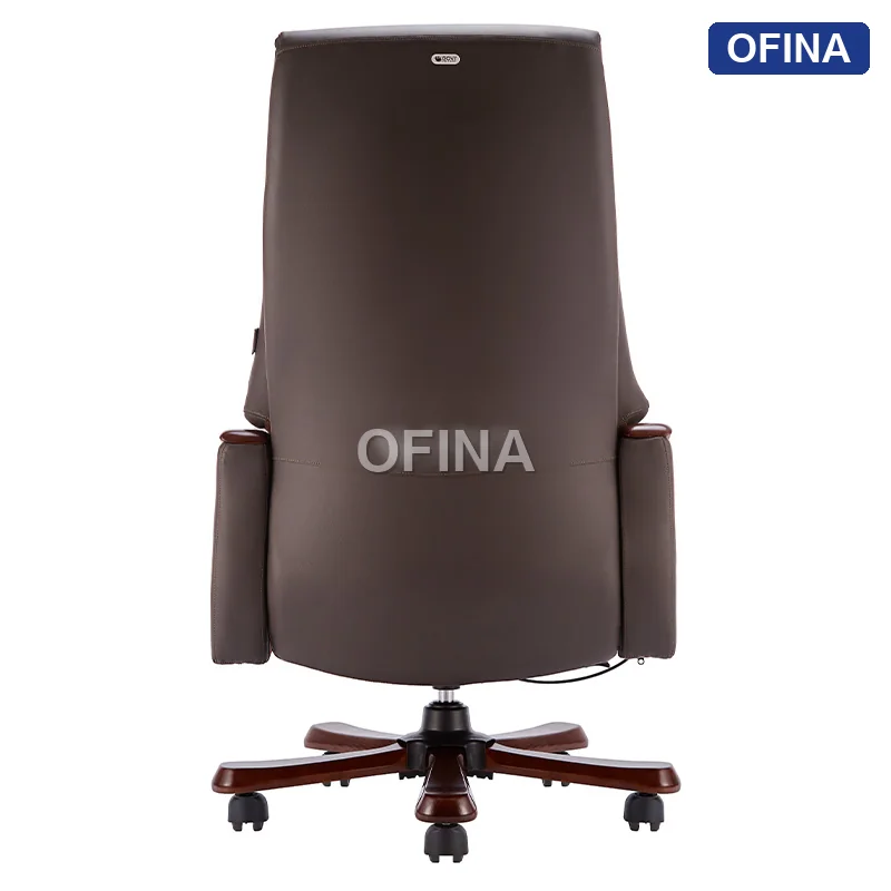 Ghế lãnh đạo da bò Leon LE-610A-BN thumbnail 5