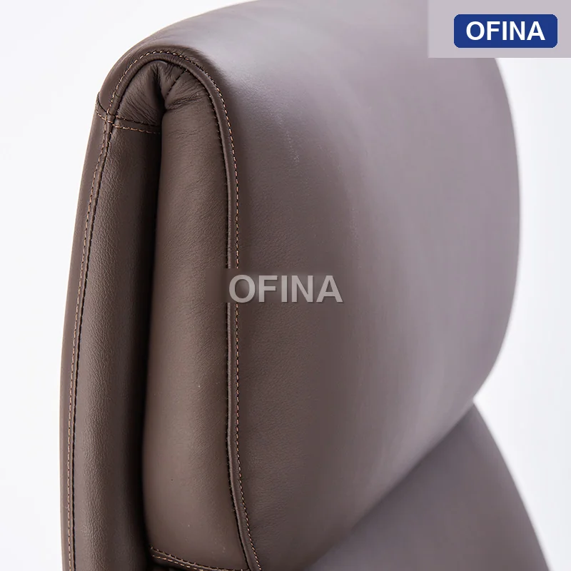 Ghế lãnh đạo da bò Leon LE-610A-BN thumbnail 6