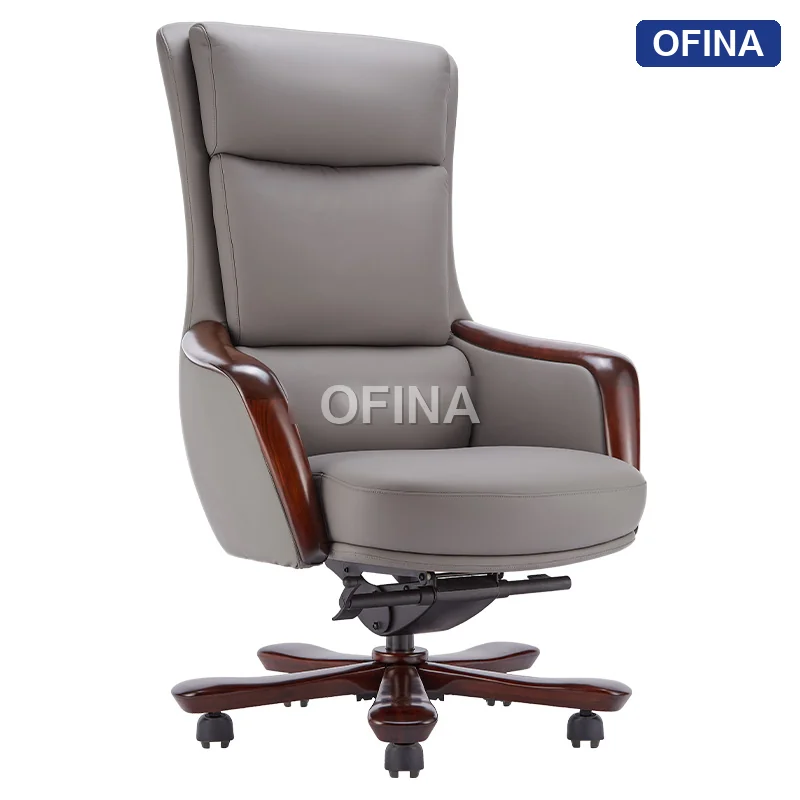 Ghế lãnh đạo da bò Leon LE-623A-BE