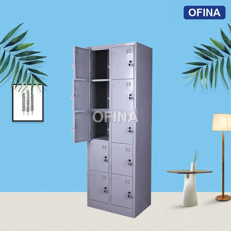 Tủ locker sắt 10 ngăn LK10 thumbnail 2