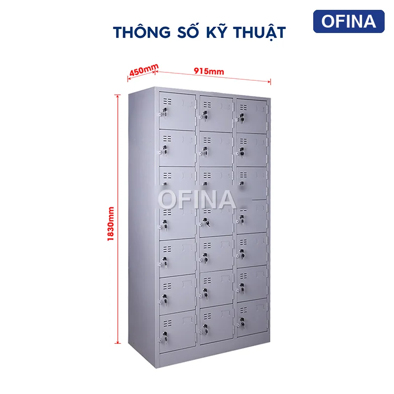 Tủ locker sắt 21 ngăn LK21 thumbnail 4