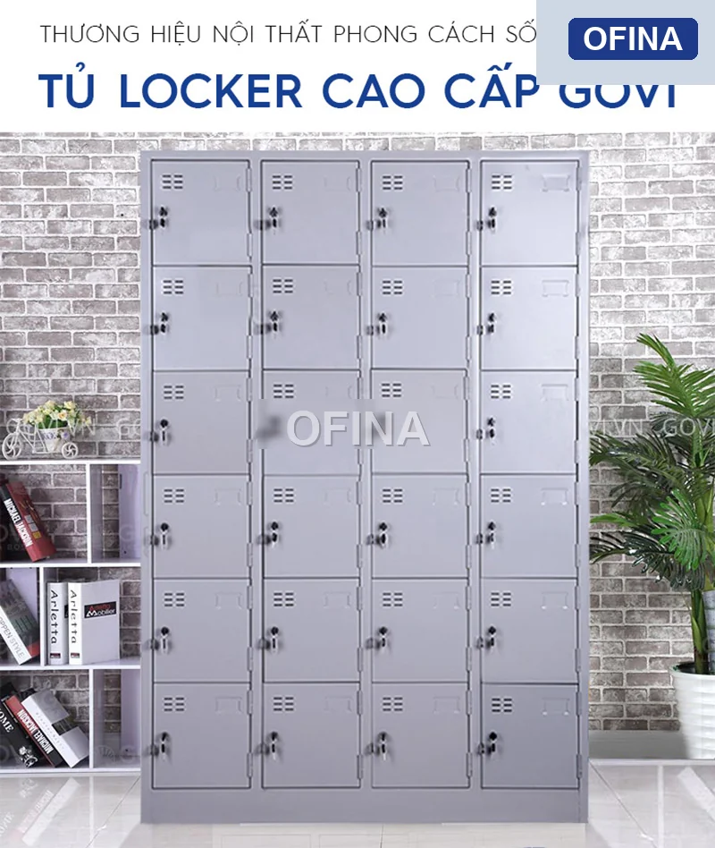 Tủ locker sắt 24 ngăn LK24 thumbnail 2