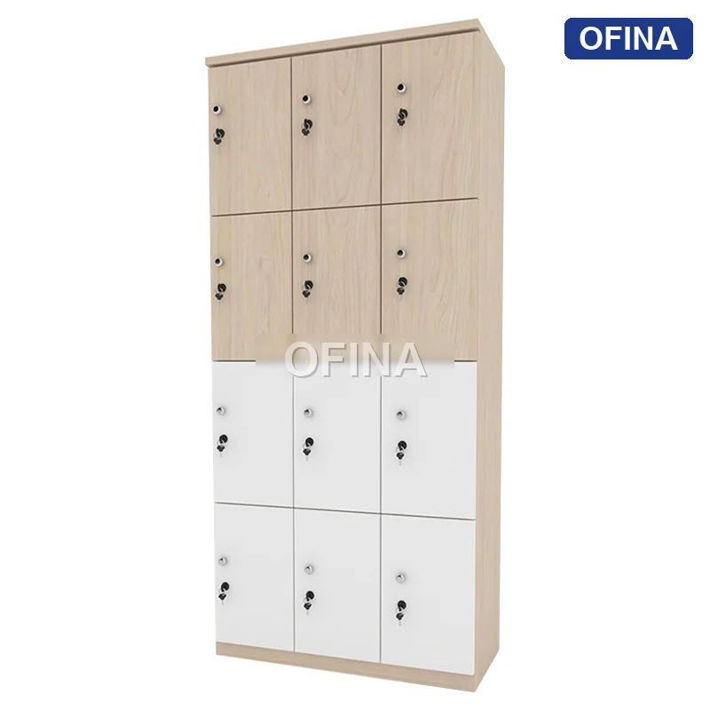 Tủ locker gỗ 12 cánh LKG12-TG thumbnail 3