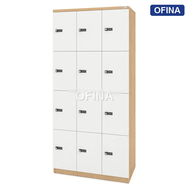 Tủ locker gỗ 12 cánh khóa mật mã LKG12MM-MT thumbnail 3