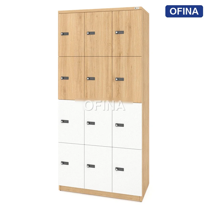 Tủ locker gỗ 12 cánh khóa mật mã LKG12MM-TG thumbnail 3