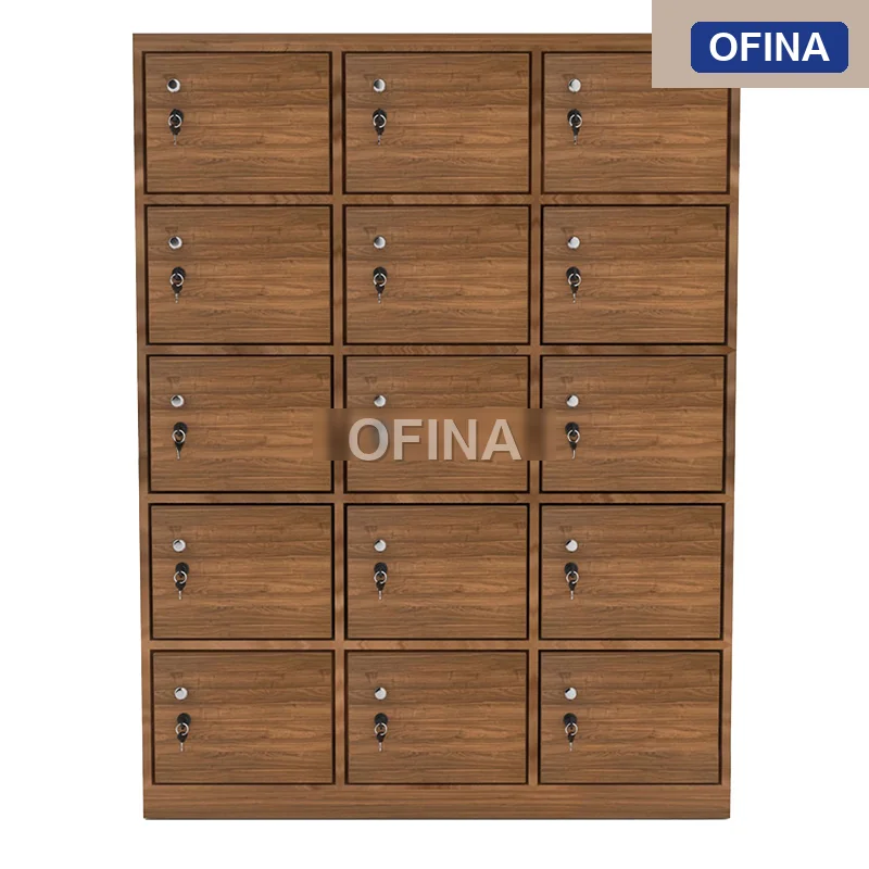 Tủ locker gỗ 15 cánh LKG15-DV thumbnail 4