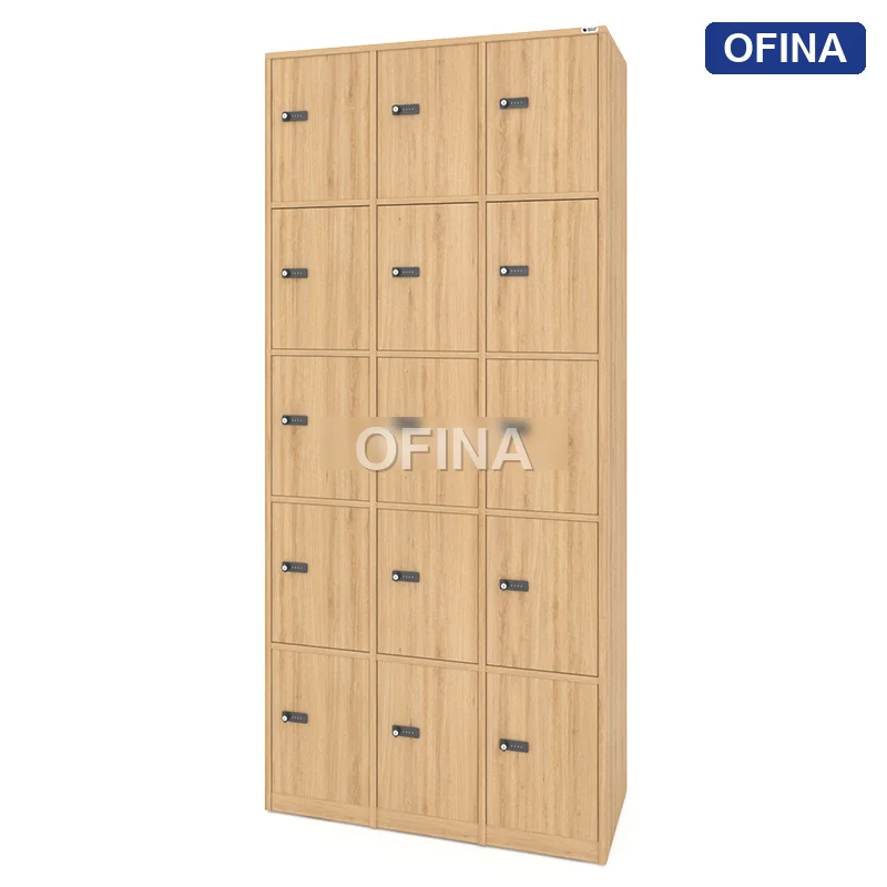 Tủ locker gỗ 15 cánh khóa mật mã LKG15MM-DV thumbnail 3