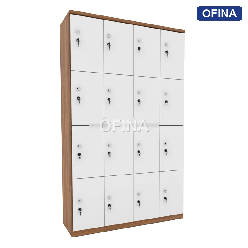 Tủ locker gỗ 16 cánh LKG16-MT