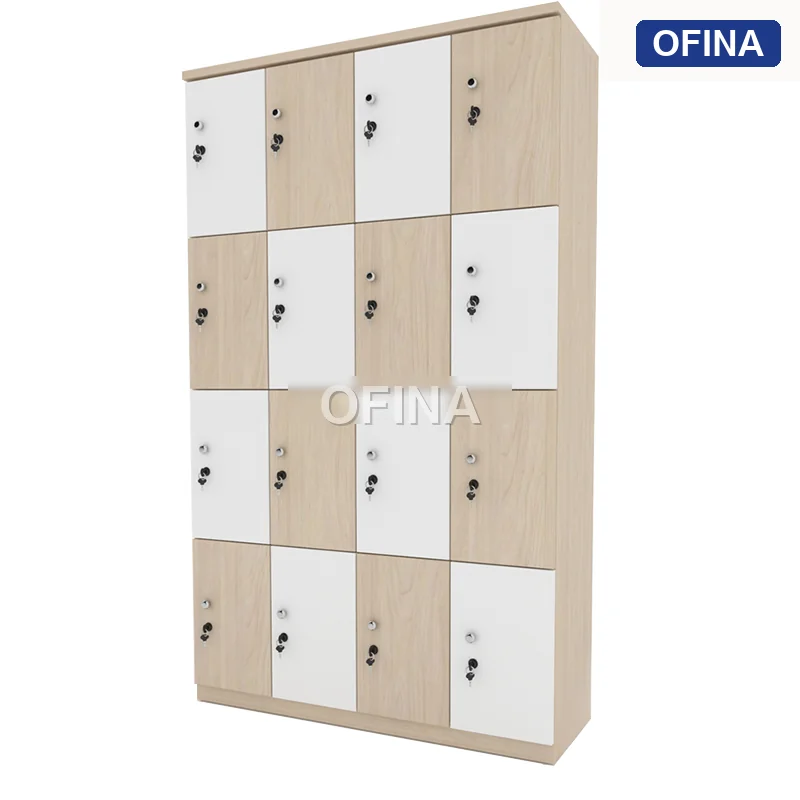 Tủ locker gỗ 16 cánh LKG16-TG thumbnail 3