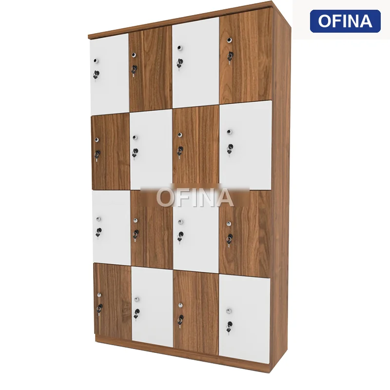 Tủ locker gỗ 16 cánh LKG16-TG thumbnail 4