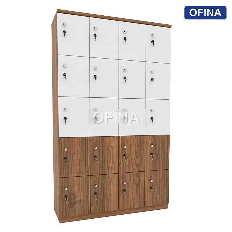 Tủ locker gỗ 20 cánh LKG20-TG thumbnail 5