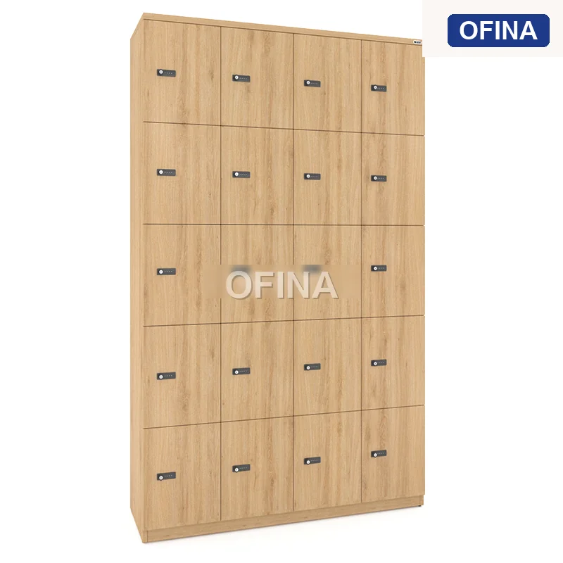 Tủ locker gỗ 20 cánh khóa mật mã LKG20MM-DV