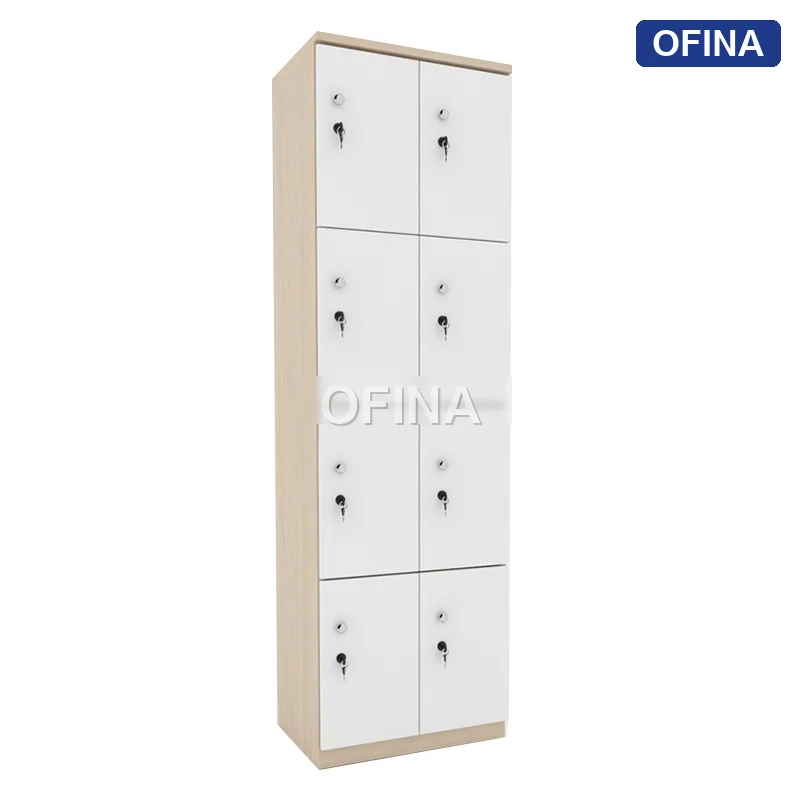 Tủ locker gỗ 8 cánh LKG8-MT