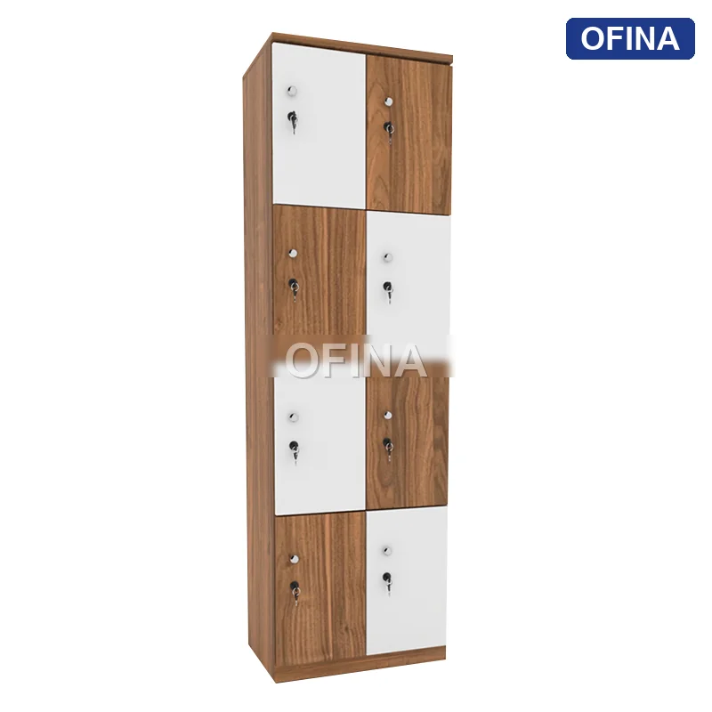 Tủ locker gỗ 8 cánh LKG8-TG