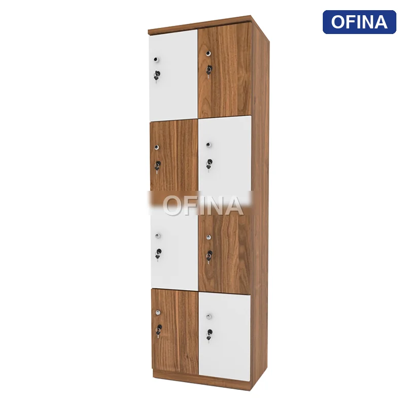 Tủ locker gỗ 8 cánh LKG8-TG thumbnail 3