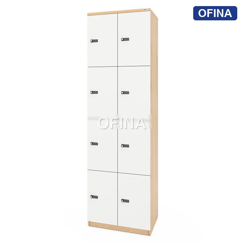 Tủ locker gỗ 8 cánh khóa mật mã LKG8MM-MT thumbnail 3