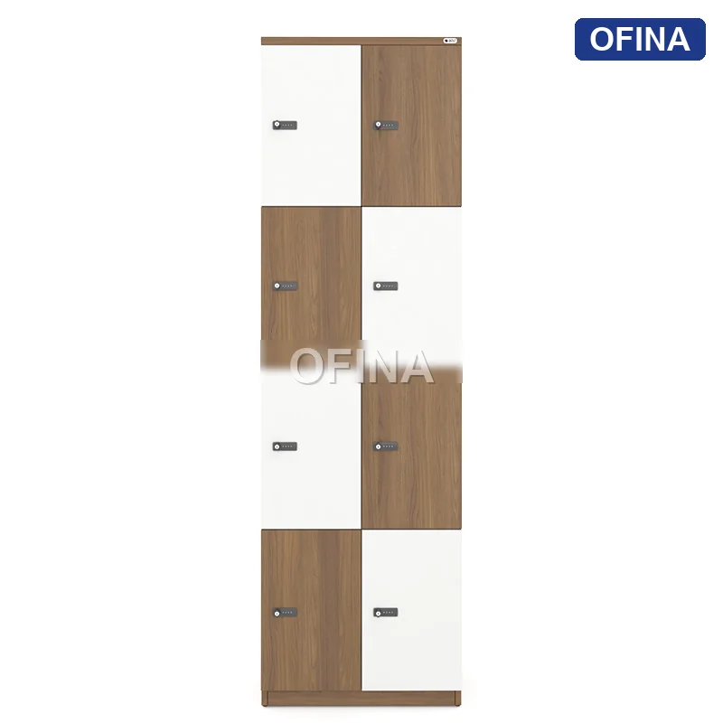 Tủ locker gỗ 8 cánh khóa mật mã LKG8MM-TG thumbnail 4
