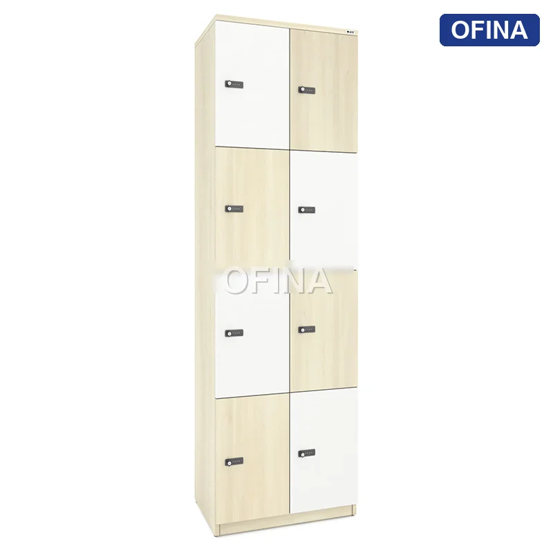 Tủ locker gỗ 8 cánh khóa mật mã LKG8MM-TG thumbnail 5