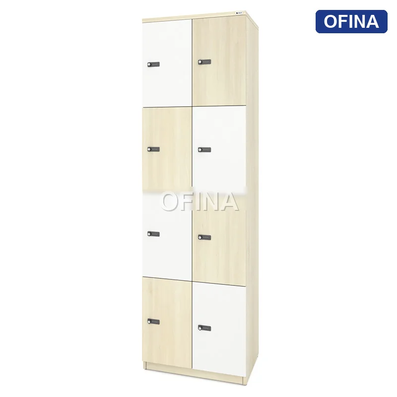 Tủ locker gỗ 8 cánh khóa mật mã LKG8MM-TG thumbnail 7