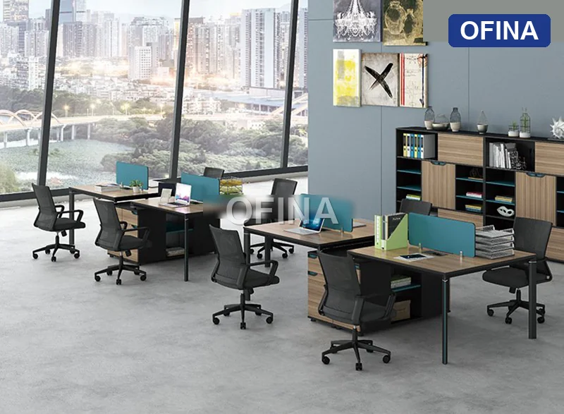 Cụm bàn làm việc nhập khẩu  4 người Lotus LT-05W2812 thumbnail 2