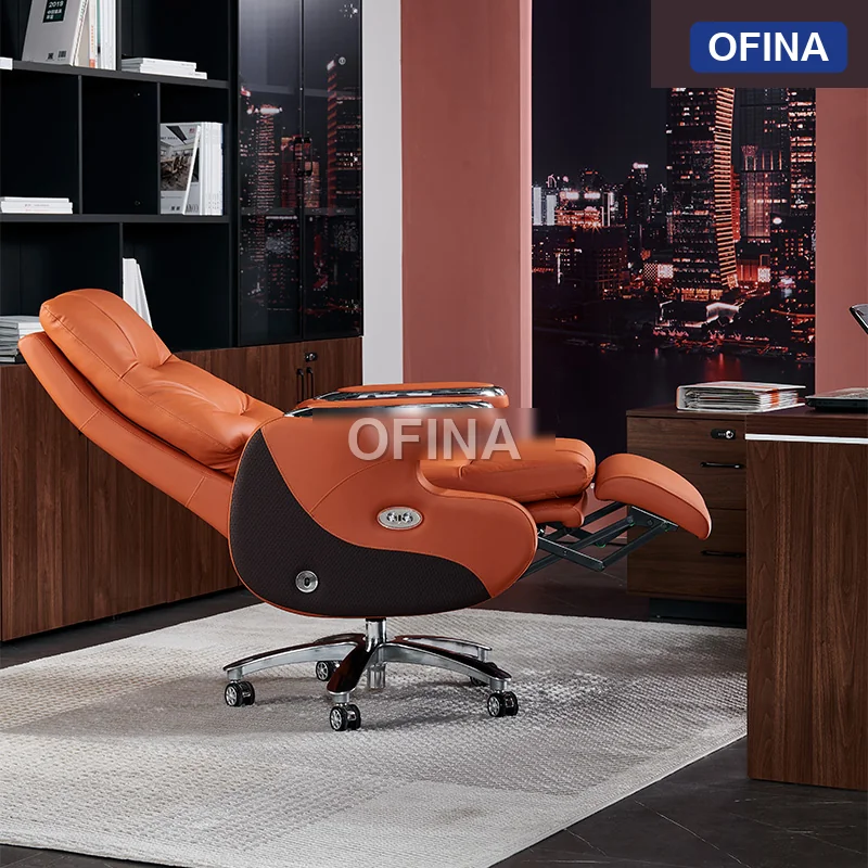 Ghế giám đốc chỉnh điện Massage LUX-01-BN thumbnail 3