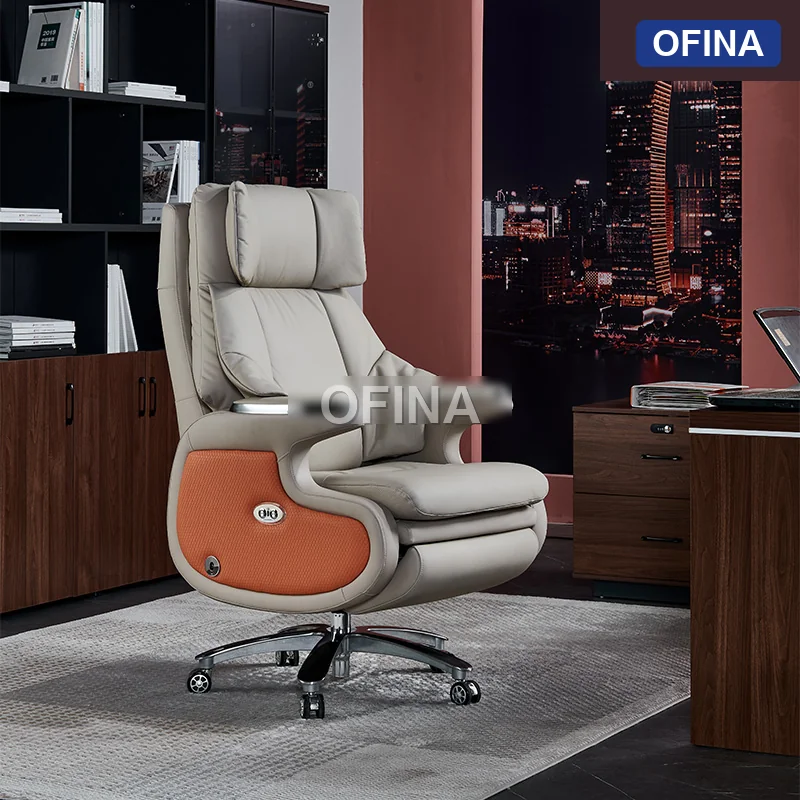 Ghế giám đốc chỉnh điện Massage LUX-02-BE thumbnail 2