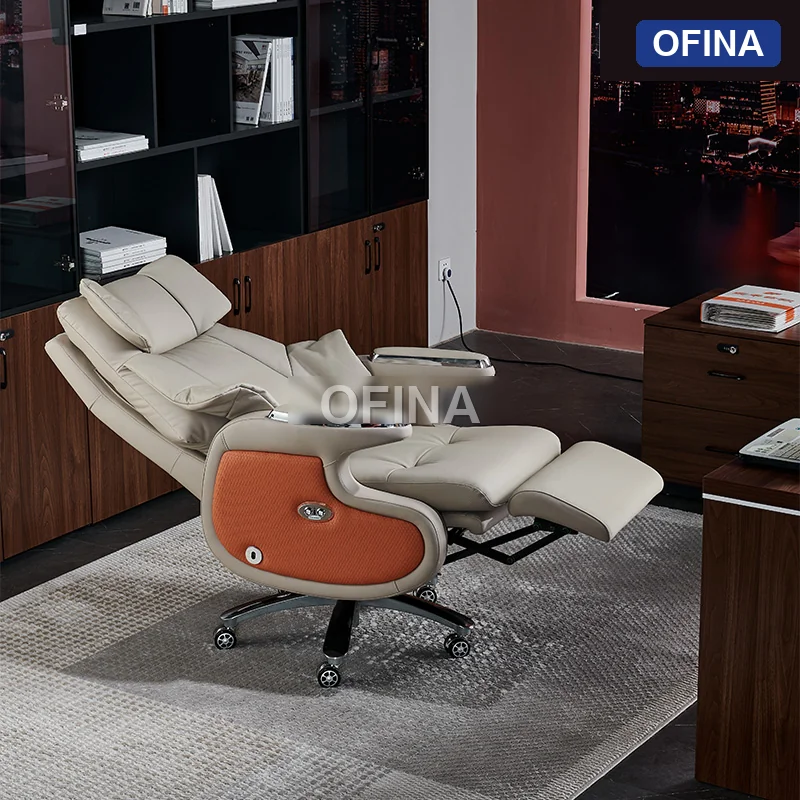 Ghế giám đốc chỉnh điện Massage LUX-02-BE thumbnail 3