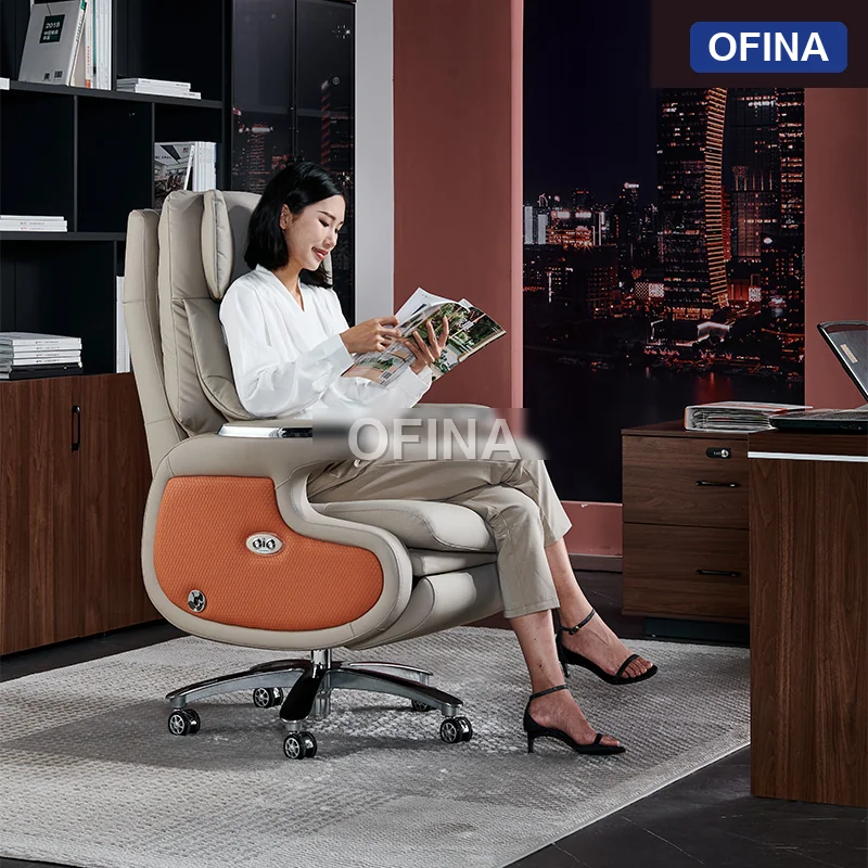 Ghế giám đốc chỉnh điện Massage LUX-02-BE thumbnail 6