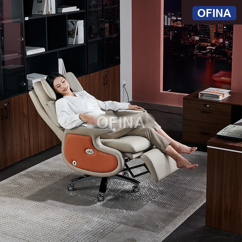 Ghế giám đốc chỉnh điện Massage LUX-02-BE thumbnail 7