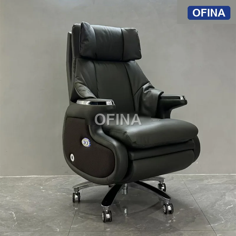 Ghế giám đốc chỉnh điện Massage LUX-02-GR thumbnail 3