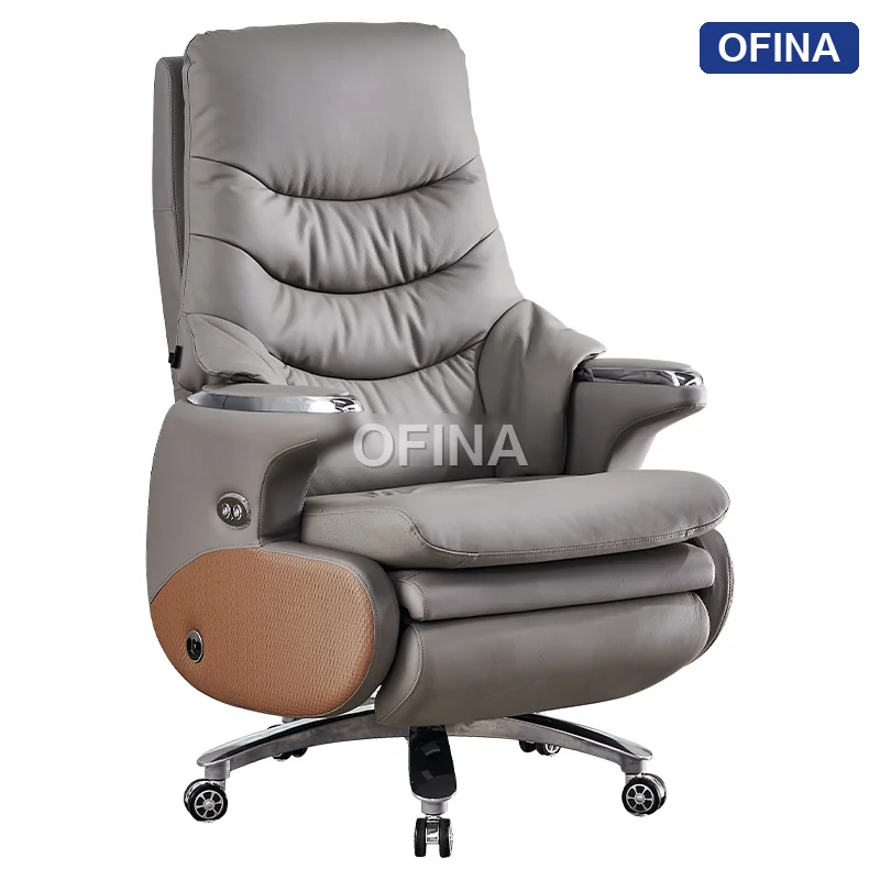 Ghế giám đốc chỉnh điện Massage LUX-03-GR thumbnail 2